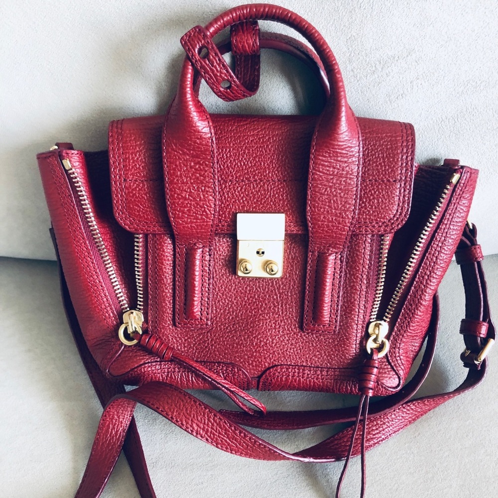 3.1 Philip Lim Pashli Mini in Crimson NWT